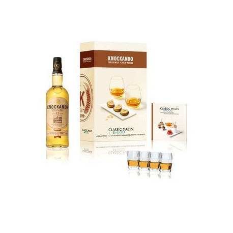 Coffret Knockando 12 ans, 43° Classic Malt & Food